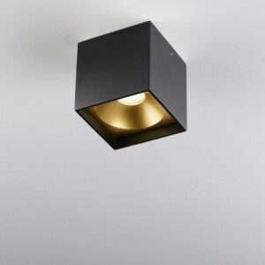 Solo Square Loftlampe Sort/Guld 3000K - LIGHT-POINT