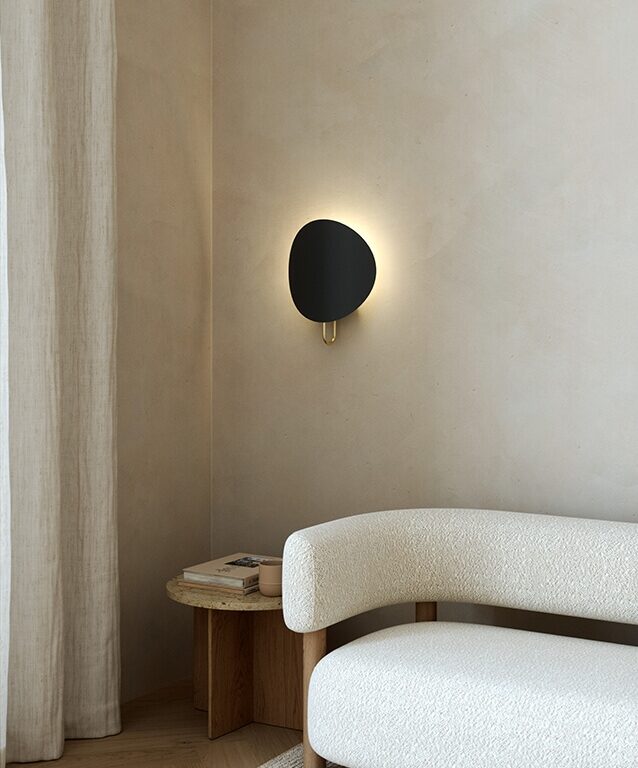 Spargo væglampe, sort
