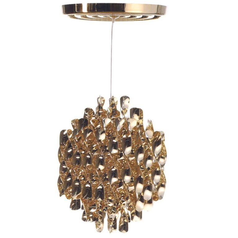 Verpan Spiral SP1 Pendel Lampe Guld