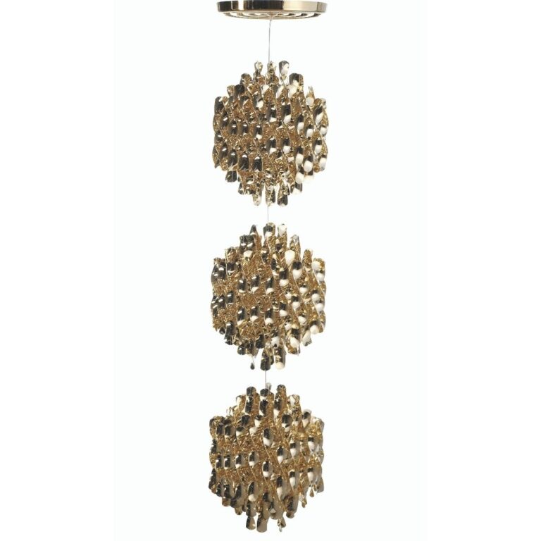 Spiral Pendel SP3 Guld m/loftplade - Verpan