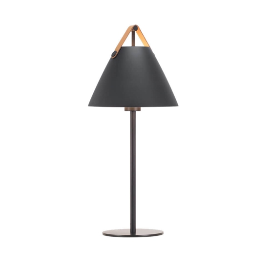 Strap bordlampe, sort