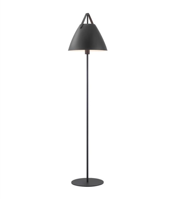Strap gulvlampe, sort