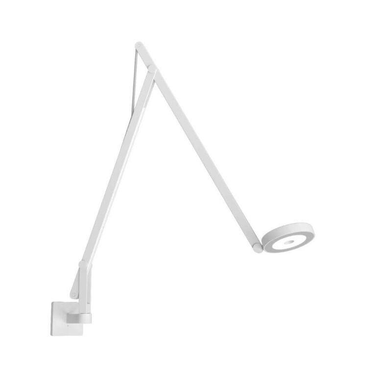 String W1 Væglampe - DTW (Dim-To-Warm) - Mat Hvid/Sølv - Rotaliana