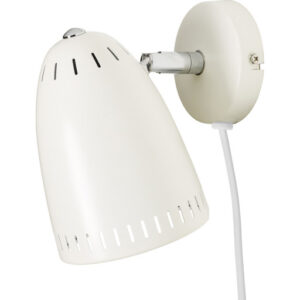 Superliving Dynamo væglampe, kort, hvid