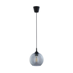 TK Cubus loftlampe - grafit glas og sort metal