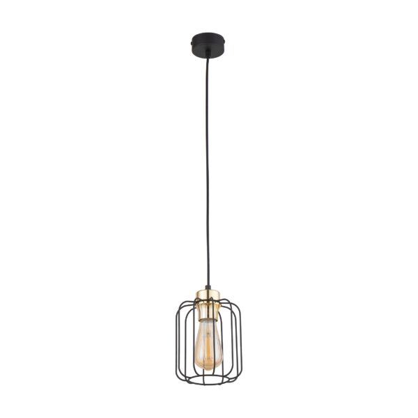TK Galaxy loftlampe - kobber og sort metal