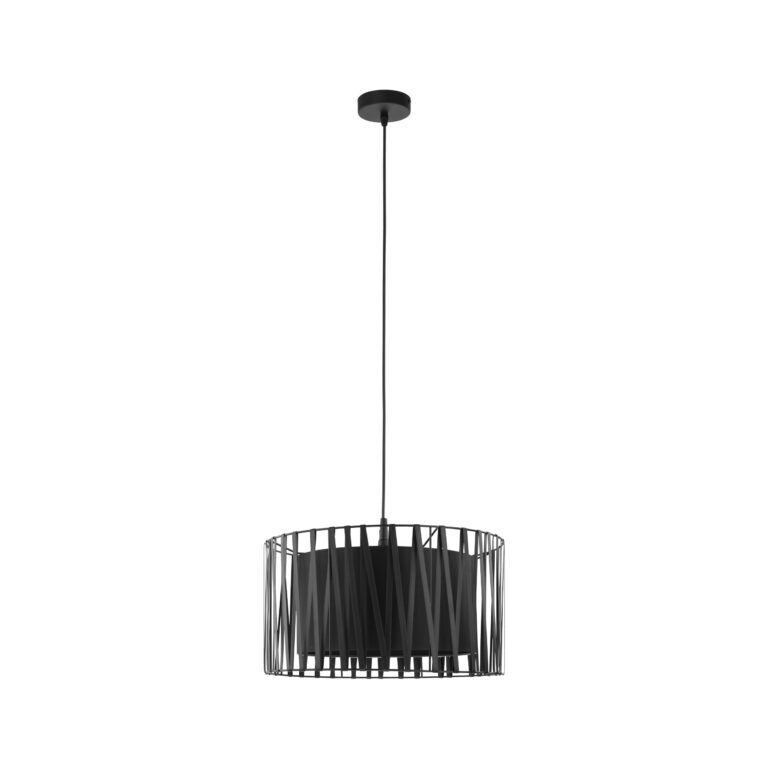 TK Harmony loftlampe - sort stof og metal