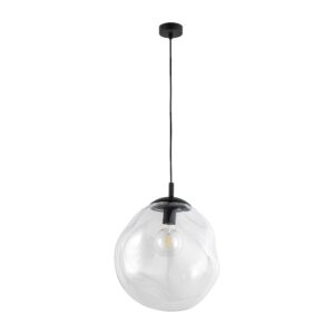 TK Sol loftlampe - klar glas og sort metal