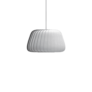 TR19 pendel, papir/hvid, 32 x 19 cm