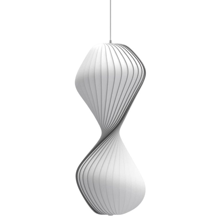 TR32 Pendel Hvid Polykarbonat 40x100 - Tom Rossau