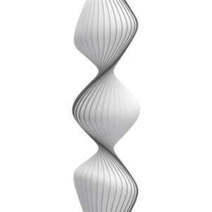 TR33 gulvlampe, PC Nonwoven/hvid, 40 x 160 cm