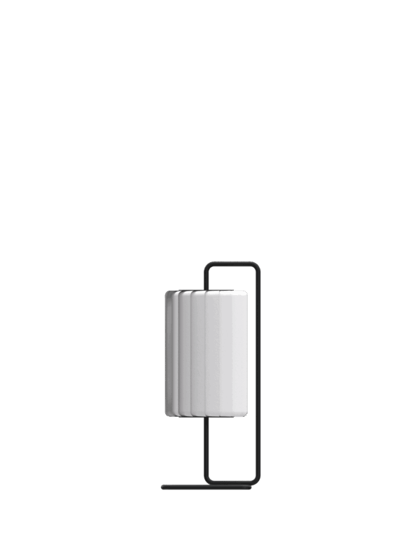 TR37 bordlampe, PC Nonwoven/hvid, 22 x 59 cm