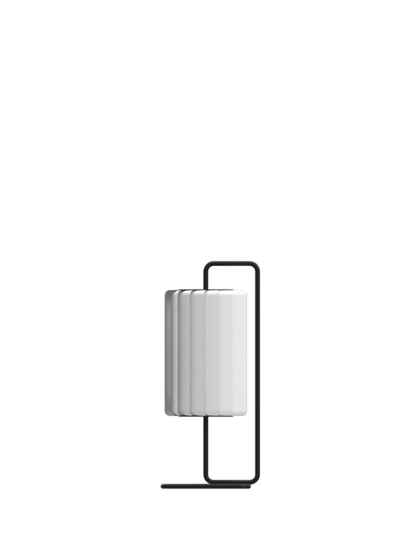 TR37 bordlampe, PC Nonwoven/hvid, 22 x 59 cm