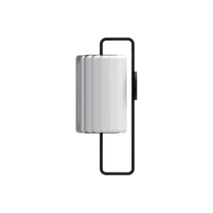 TR37 væglampe, PC Nonwoven/hvid, 22 x 58 cm