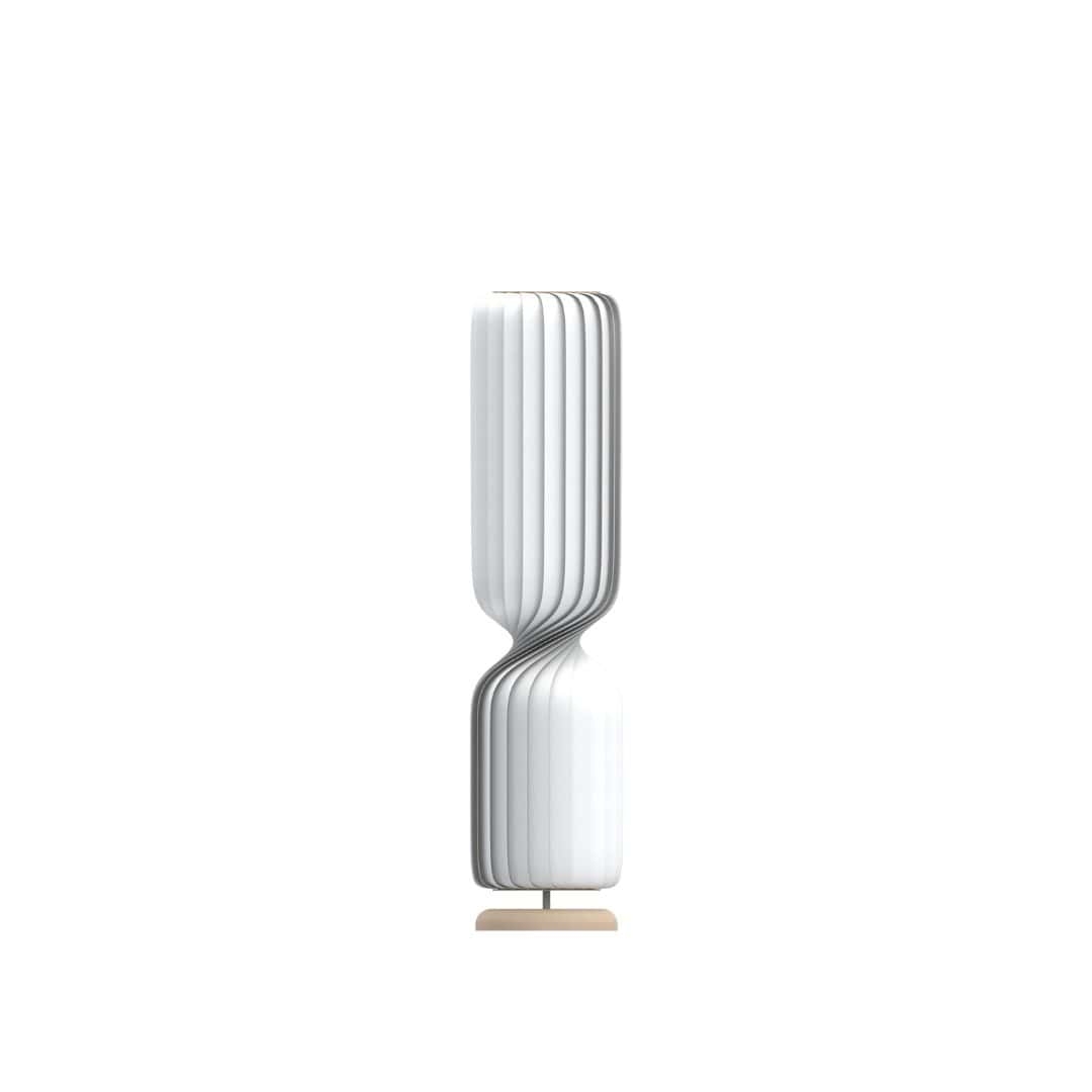 TR41 Gulvlampe Hvid Polykarbonat H: 107 ( papir & plast ) - Tom Rossau