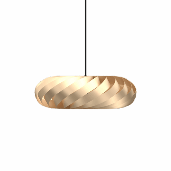 TR5 pendel, alu/guld, 60 x 20 cm