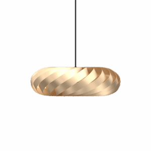 TR5 pendel, alu/guld, 60 x 20 cm