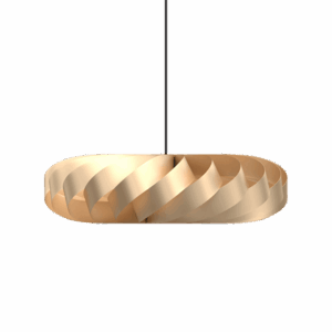 TR5 pendel, alu/guld, 80 x 22 cm