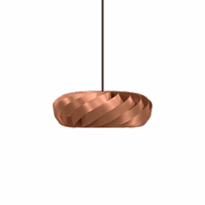 TR5 pendel, alu/kobber, 40 x 18 cm