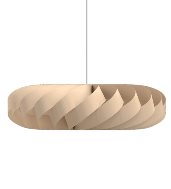 TR5 pendel, birk/natur, 100 x 30 cm