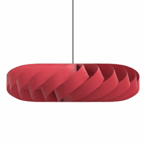 TR5 pendel, birk/rød, 100 x 30 cm