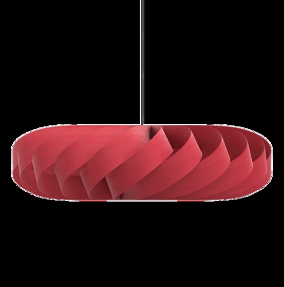 TR5 pendel, birk/rød, 100 x 30 cm