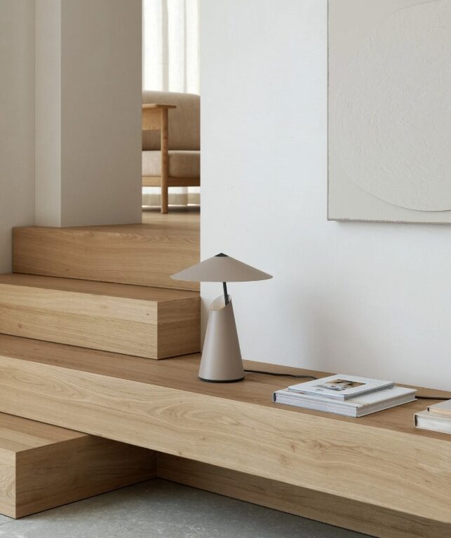 Taido bordlampe, brun