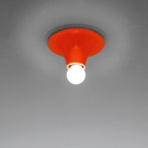 Teti Væg/Loftlampe Orange - Artemide