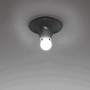Teti væglampe / loftlampe, antrasit grå