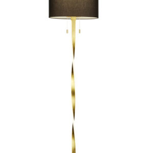 Trio Lighting Nandor gulvlampe - guld