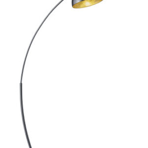 Trio Lighting Recife gulvlampe - sort/guld