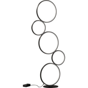 Trio Lighting Rondo gulvlampe, sort, 115 cm