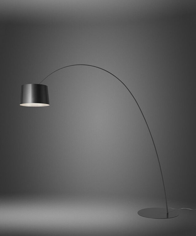 Twiggy Elle LED gulvlampe, grafit