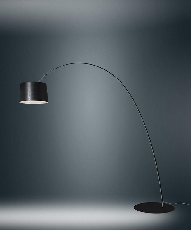 Twiggy Elle LED gulvlampe, sort