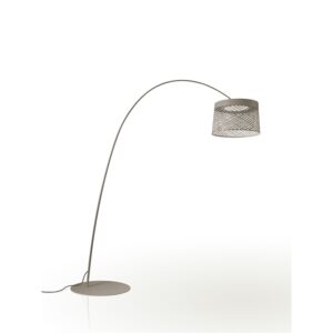 Twiggy Grid udendørs gulvlampe, grå