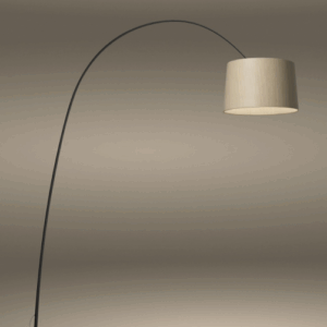 Twiggy Wood Terra gulvlampe - 15th, sort/træ