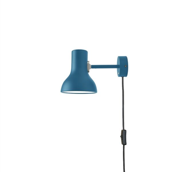 Type 75 Mini væglampe m/ledning Margaret Howell, saxon blue
