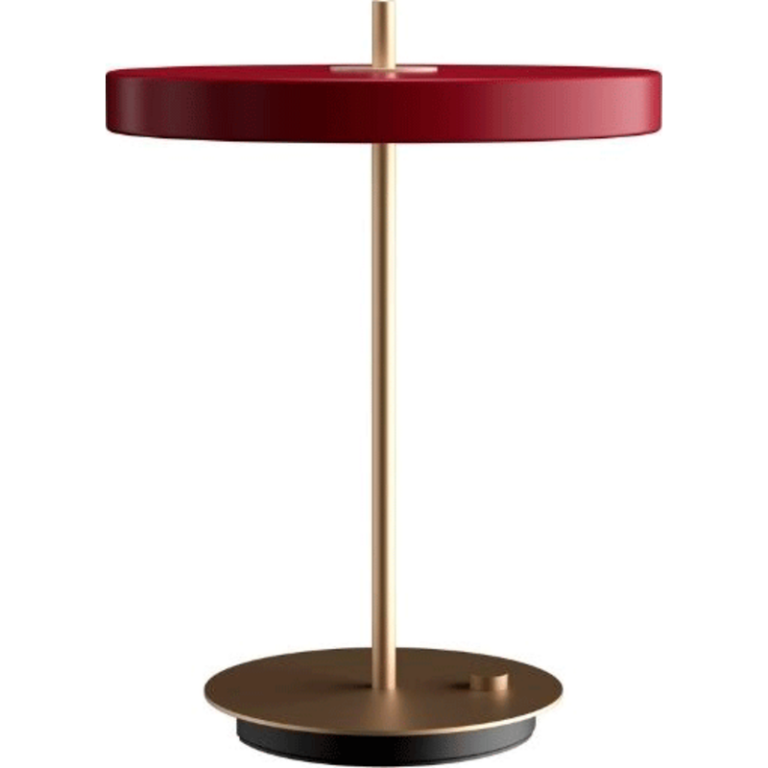Umage Asteria bordlampe med USB, rød