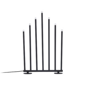 VENTURE DESIGN Björnfjället bordlampe, m. dæmpning - mat sort stål (50cm)