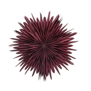 VENTURE DESIGN Sälen loftlampe - mørkerød papir (80cm)