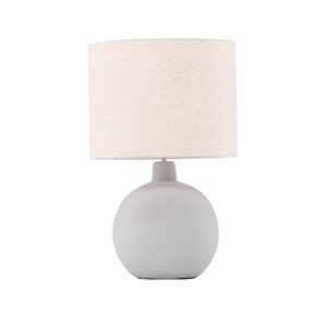 VENTURE DESIGN Torcello bordlampe - beige hør og grå beton