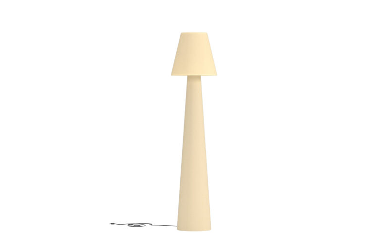 VENTURE HOME Stratford udendørs gulvlampe - beige plastik