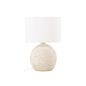VIND COLLECTION Tjörn bordlampe - hvid og terracotta