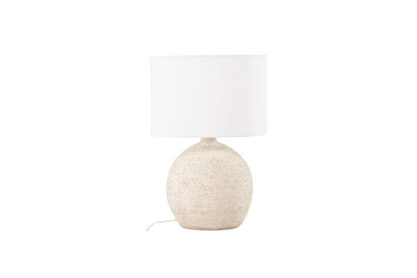 VIND COLLECTION Tjörn bordlampe - hvid og terracotta