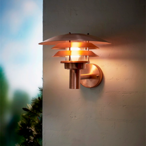 Venø udendørs væglampe, kobber - seaside