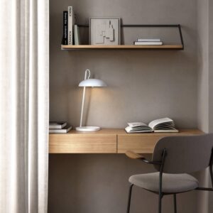 Versale bordlampe, hvid