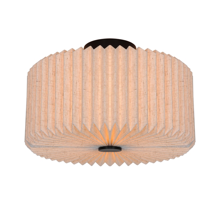 Vivienne loftlampe, natur/sort