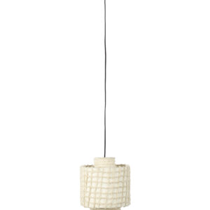 WHITE LABEL LIVING Arjun Bred loftlampe - hvid bomuld