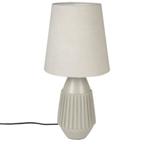 WHITE LABEL LIVING Aysa bordlampe - sand aluminium