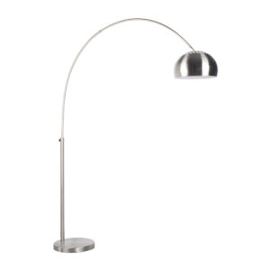WHITE LABEL LIVING Bow gulvlampe - sølv jern